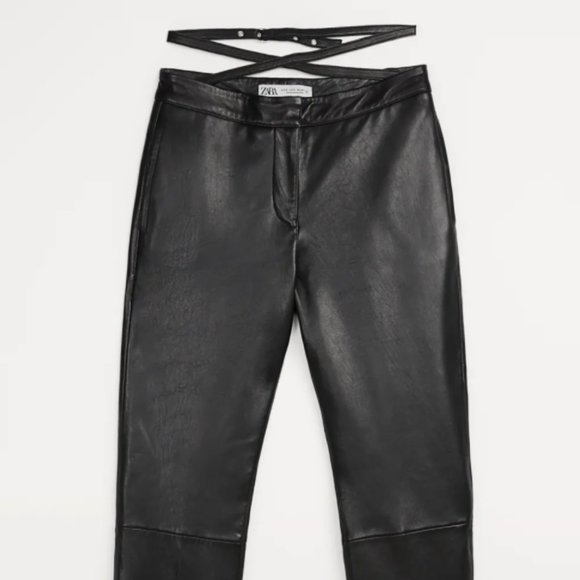 NWT - 100% LEATHER PANT UNIT.02 WRAP BELT - S